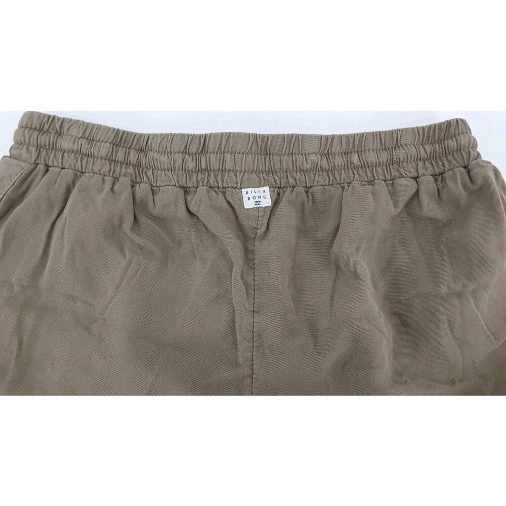 Billabong Coastal Beachy Taupe Dolphin Hem Lounge Shorts Boho Surf Girl Small - Picture 10 of 10